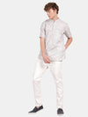 HALF SLEEVE COTTON KURTA LINEN SHIRT