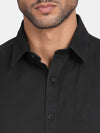 HALF SLEEVE COTTON TWILL SHIRT