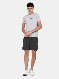 Tbase Men’s Dark Grey Heather Active Shorts