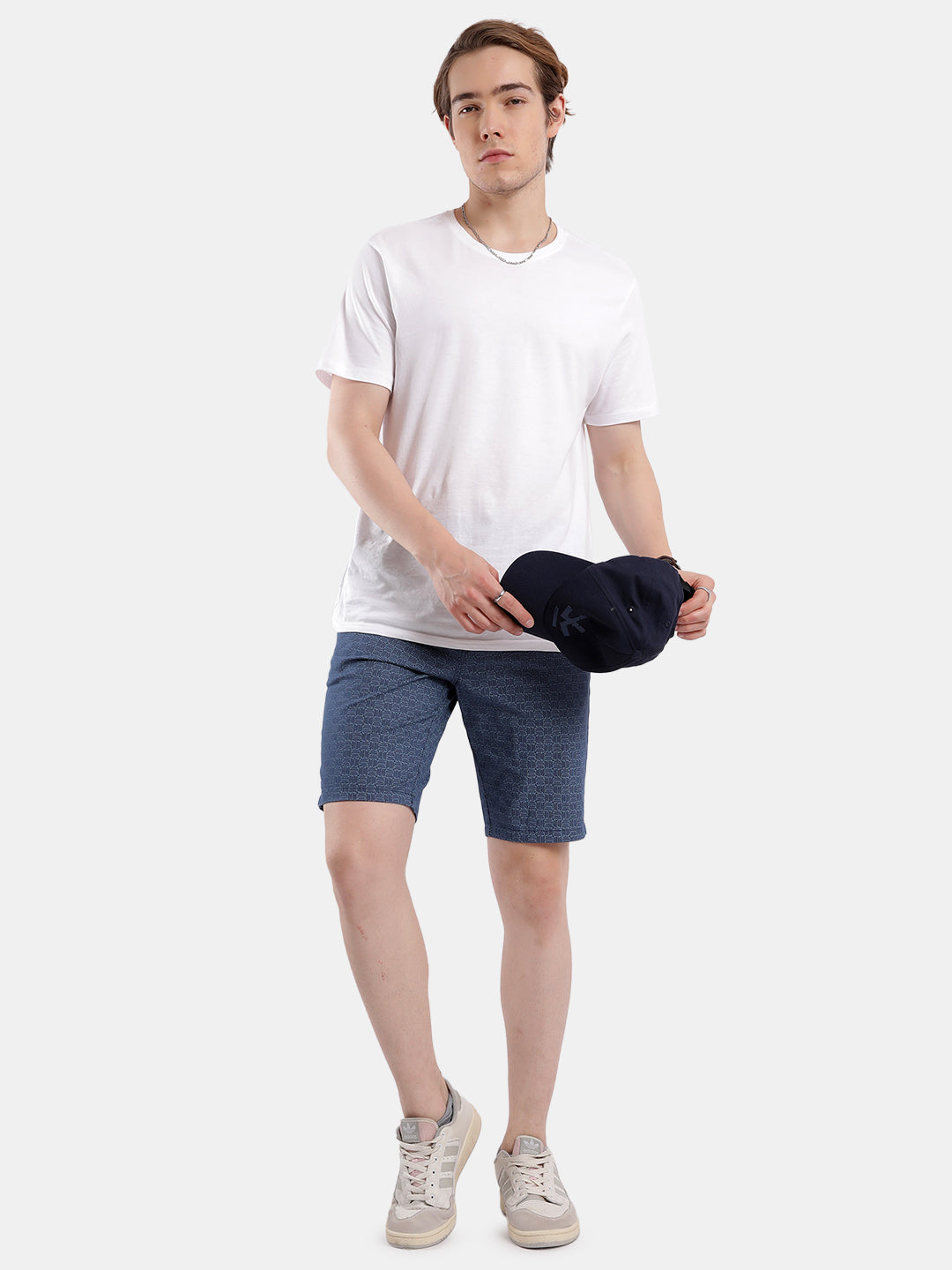 Tbase Men’s Printed Casual Shorts – Majolica Blue