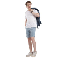 Tbase Men’s Printed Casual Shorts – Sky Blue