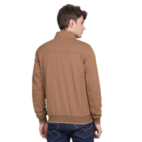 Men’s Classic Wallnut Polyester Jacket - Regular fit