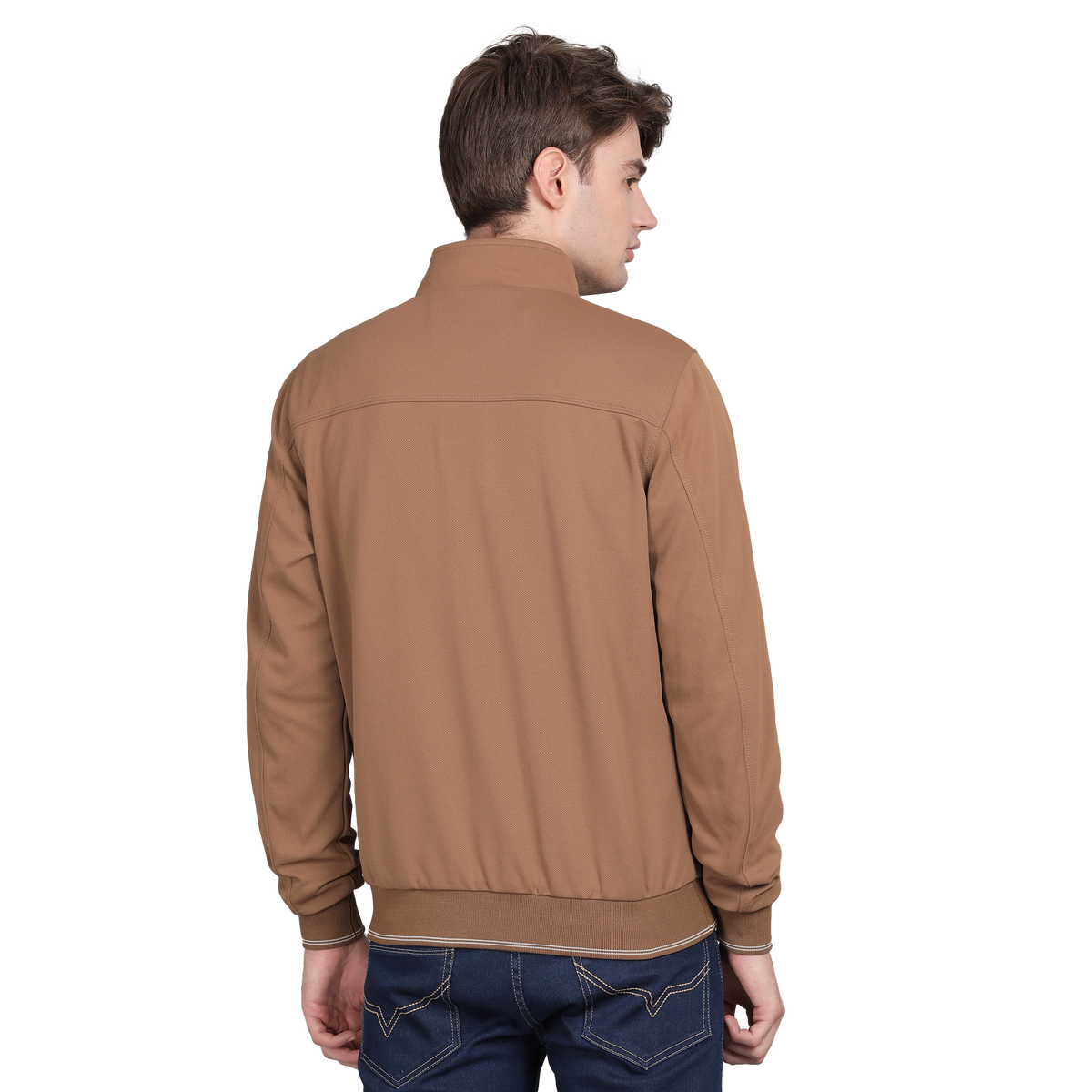 Men’s Classic Wallnut Polyester Jacket - Regular fit