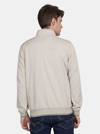 Men’s Classic Stine Grey Polyester Jacket - Regular fit