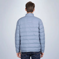 Men’s Classic Cloud Blue Polyester Jacket - Regular fit