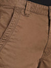 T-Base Men Brown Cargos Cotton Trousers