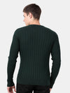 T-Base Men Green Pullover