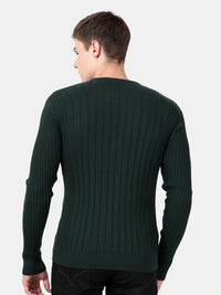 T-Base Men Green Pullover