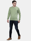 T-Base Men Green Pullover