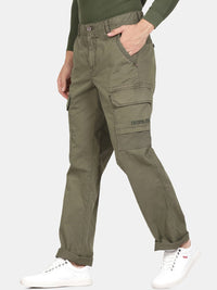 T-Base Men Mid Rise Cargos Trousers