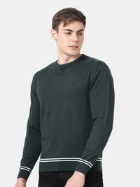 T-Base Round Neck Cotton Pullover Sweaters