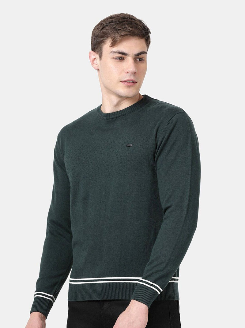 T-Base Round Neck Cotton Pullover Sweaters