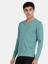 V Neck Porcelain Full Sleeve Pullover