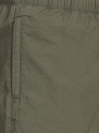 Tbase Men's Solid Regular Fit Cotton Shorts– Rifle green