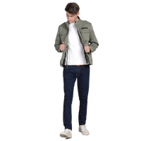 Men’s Classic Light Olive Cotton Jacket - Regular fit