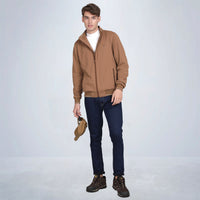 Men’s Classic Wallnut Polyester Jacket - Regular fit