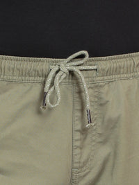 T-Base Men’s MT Olive Cargo Jogger Pants | Slim Fit Casual Utility Trousers