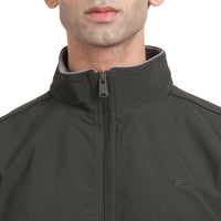 Men’s Classic Olive Polyester  Jacket - Regular fit