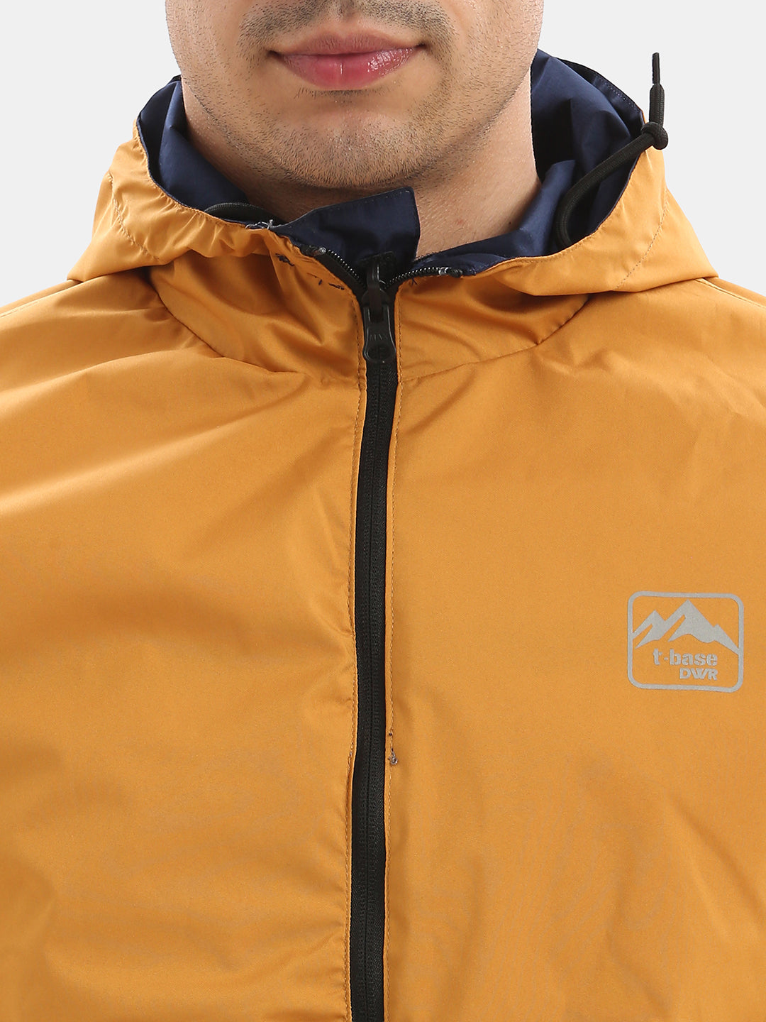 TBASE Reversible Rain Jacket | Waterproof Lightweight Jacket| Grey