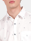 HALF SLEEVE COTTON PRINTED SHIRT