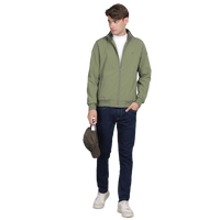 Men’s Classic Pistachio Polyester Jacket - Regular fit