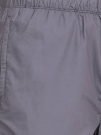 Tbase Men's Solid Regular Fit Cotton Shorts–Stone blue