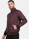 t-base Mock Collar Windcheater Bomber Jacket