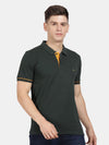 T-Base Men Cotton Polo Collar T-Shirt