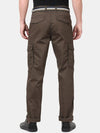 T-Base Men Olive Green Easy Wash Cargos Trousers