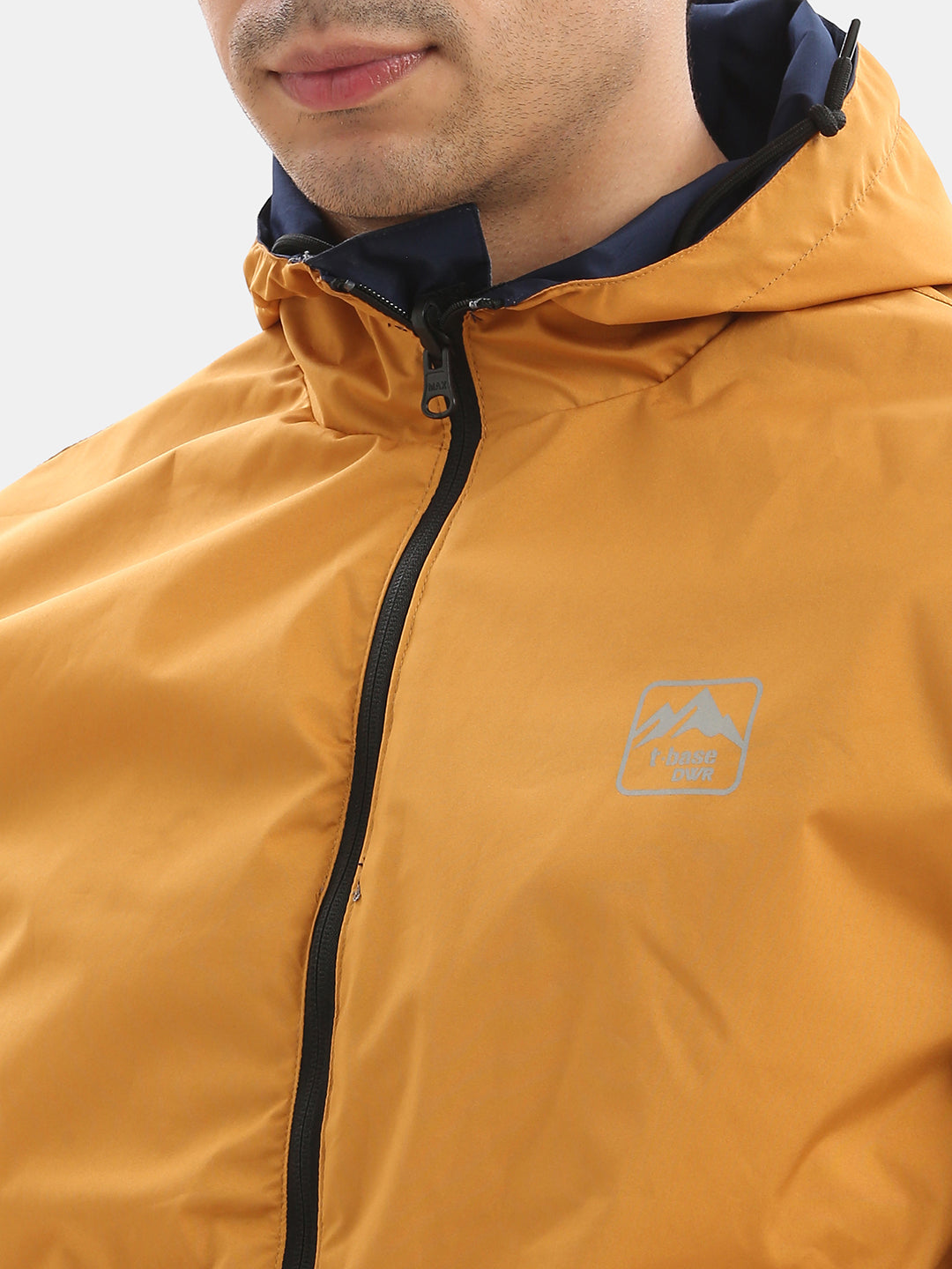 TBASE Reversible Rain Jacket | Waterproof Lightweight Jacket| Grey