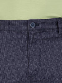 Tbase Men’s Navy Printed Casual Shorts