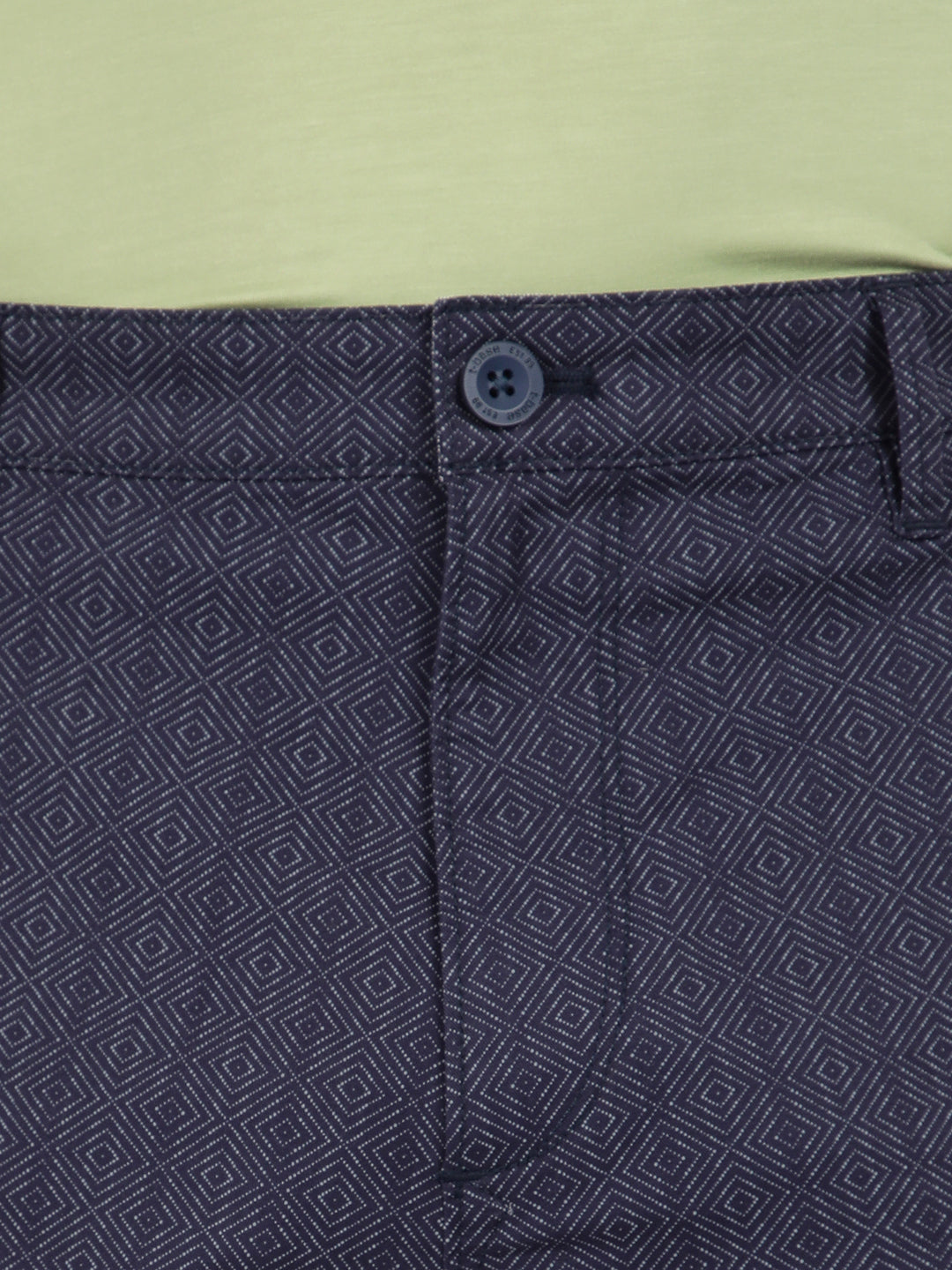 Tbase Men’s Navy Printed Casual Shorts