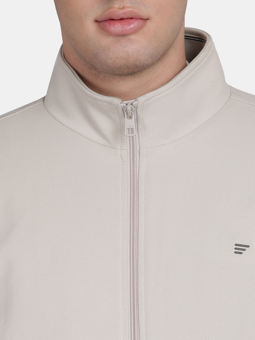 Men’s Classic Stine Grey Polyester Jacket - Regular fit
