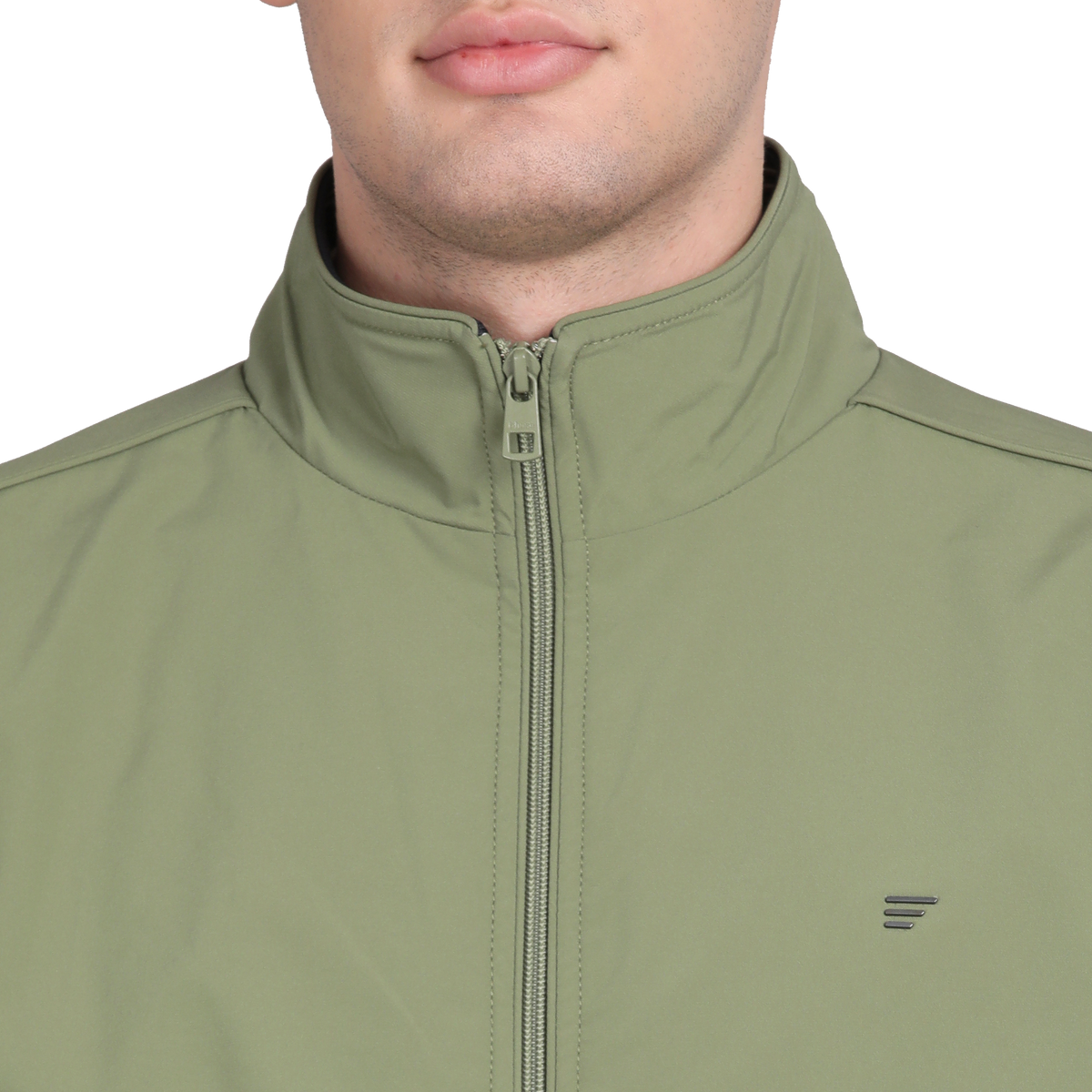 Men’s Classic Pistachio Polyester Jacket - Regular fit