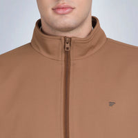Men’s Classic Wallnut Polyester Jacket - Regular fit