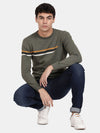 T-Base Round Neck Cotton Pullover Sweater