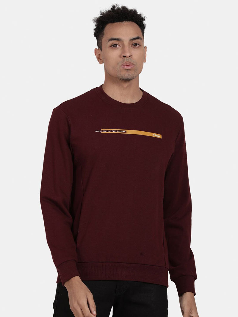 T-Base Round Neck Long Sleeve Sweatshirt