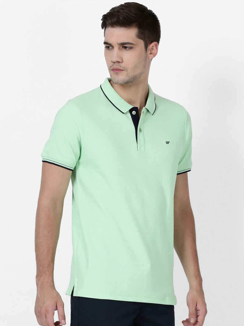 HALF SLEEVE POLO COLLAR T-SHIRT