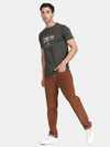 T-Base Typography Printed Relaxed Fit Cotton T-Shirt