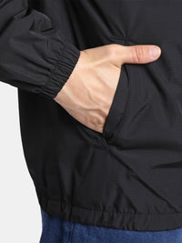 TBASE Men’s BLACK Waterproof Rain Jacket with Hood