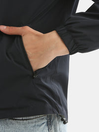 TBASE Reversible Rain Jacket | Waterproof Lightweight Jacket| Navy