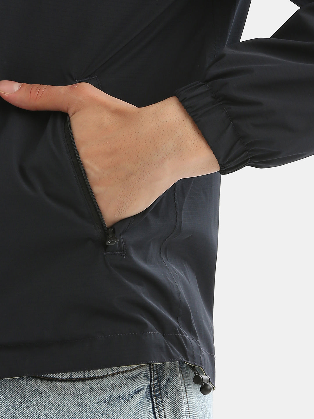 TBASE Reversible Rain Jacket | Waterproof Lightweight Jacket| Navy