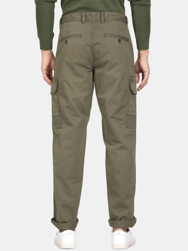T-Base Men Mid Rise Cargos Trousers