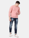 T-Base Round Neck Long Sleeves Woollen Pullover Sweater