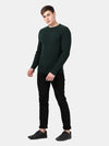 T-Base Men Green Pullover