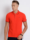 HALF SLEEVE POLO COLLAR T-SHIRT