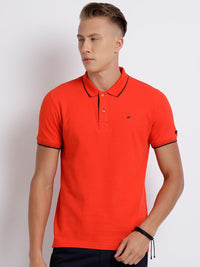 HALF SLEEVE POLO COLLAR T-SHIRT
