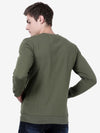 CREW NECK SWEATSHIRT WITH CHEST GRAPHIC