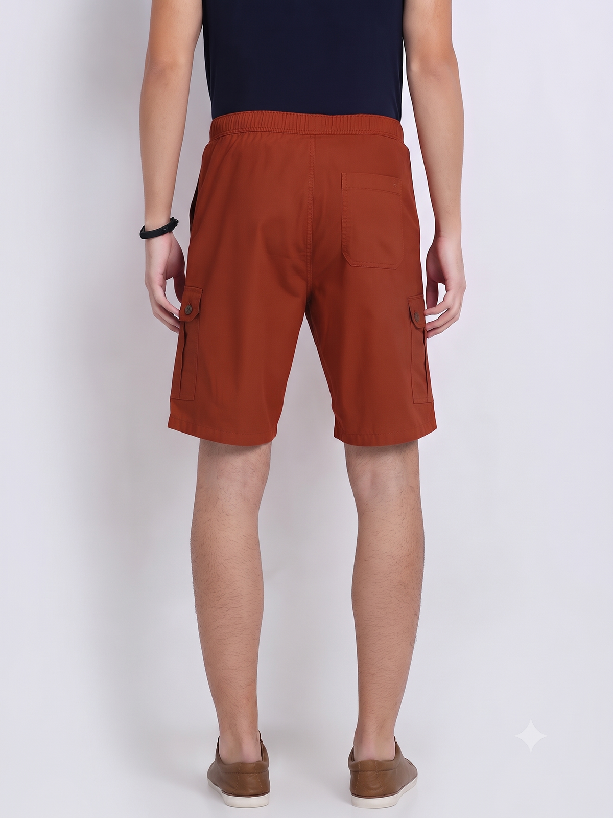 Men’s Rust Casual Shorts – Regular Fit