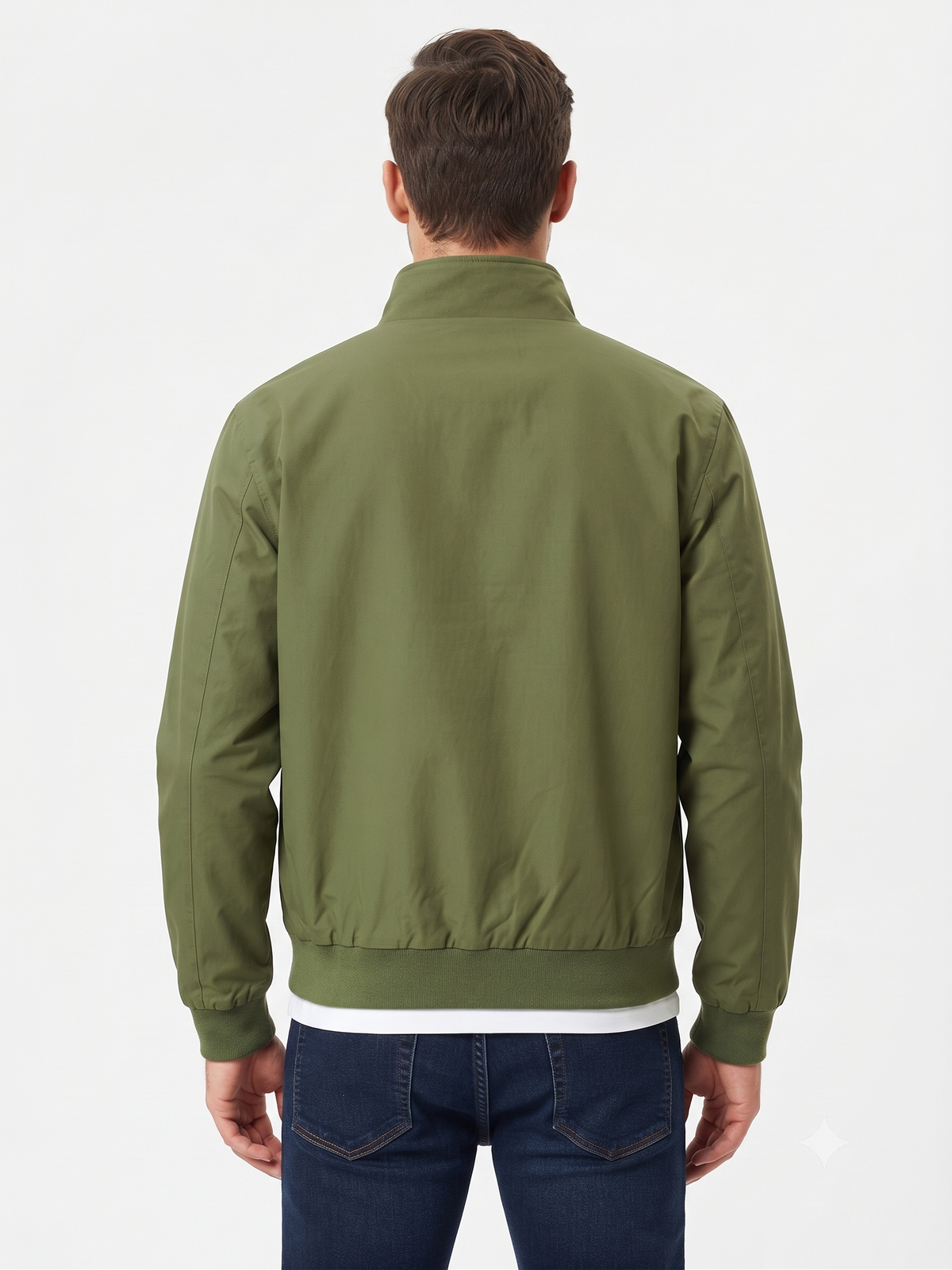 Men’s Classic Olive Nylon Jacket - Regular fit